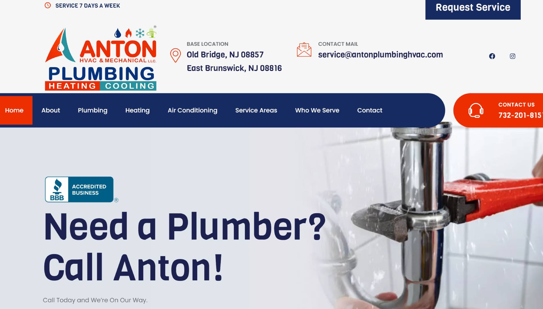 Anton Plumbing & HVAC - a project by ZADIANS