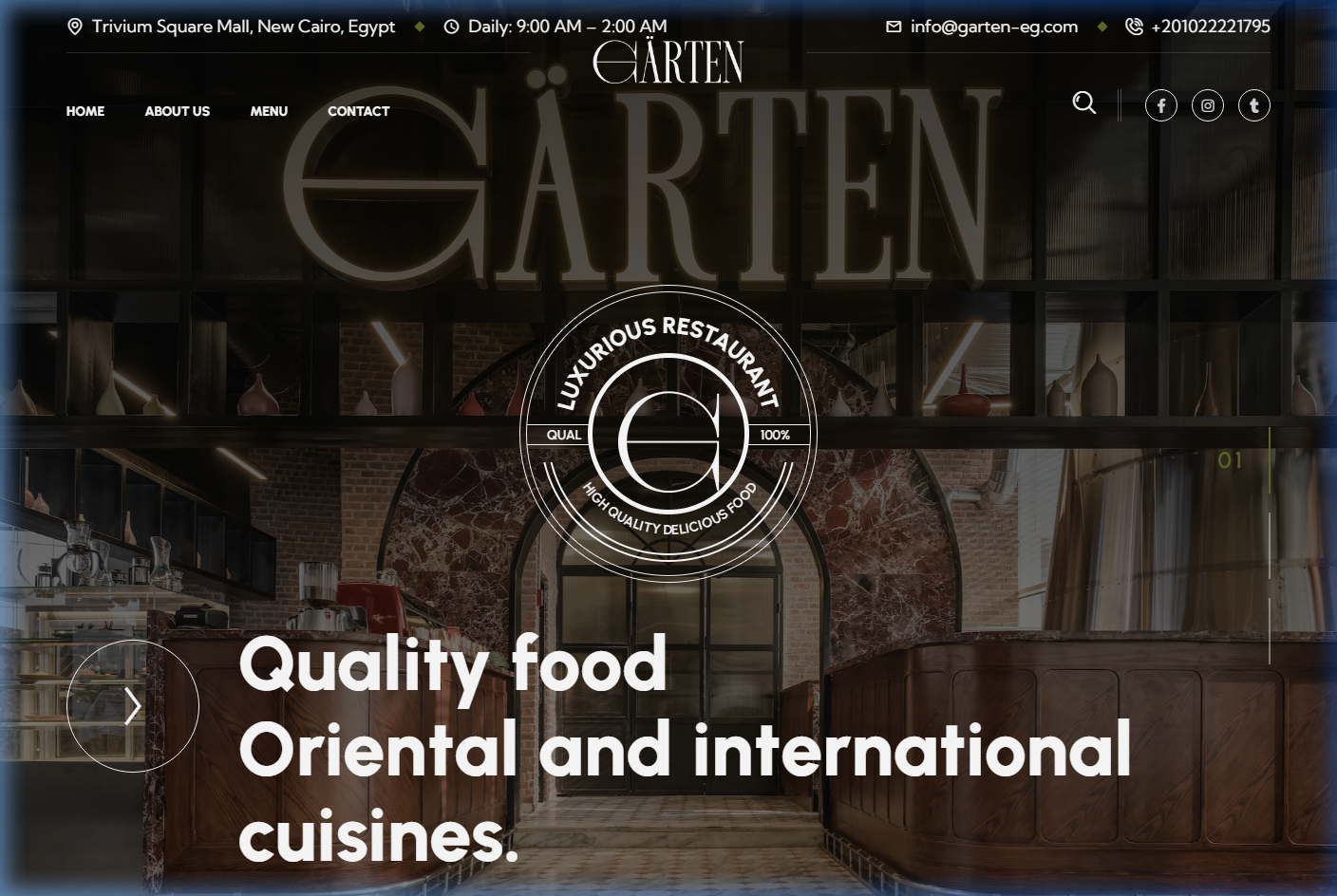 Gärten Restaurant - a project by ZADIANS