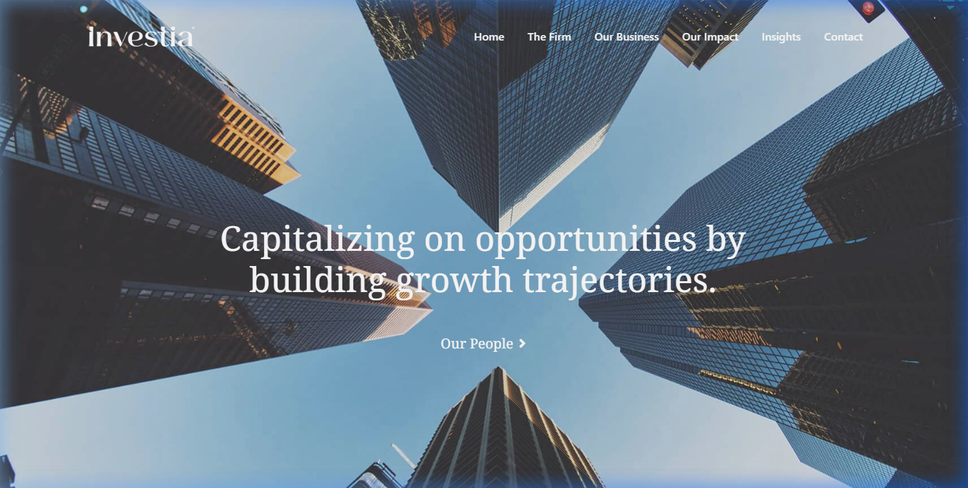 Investia Capital Group - a project by ZADIANS