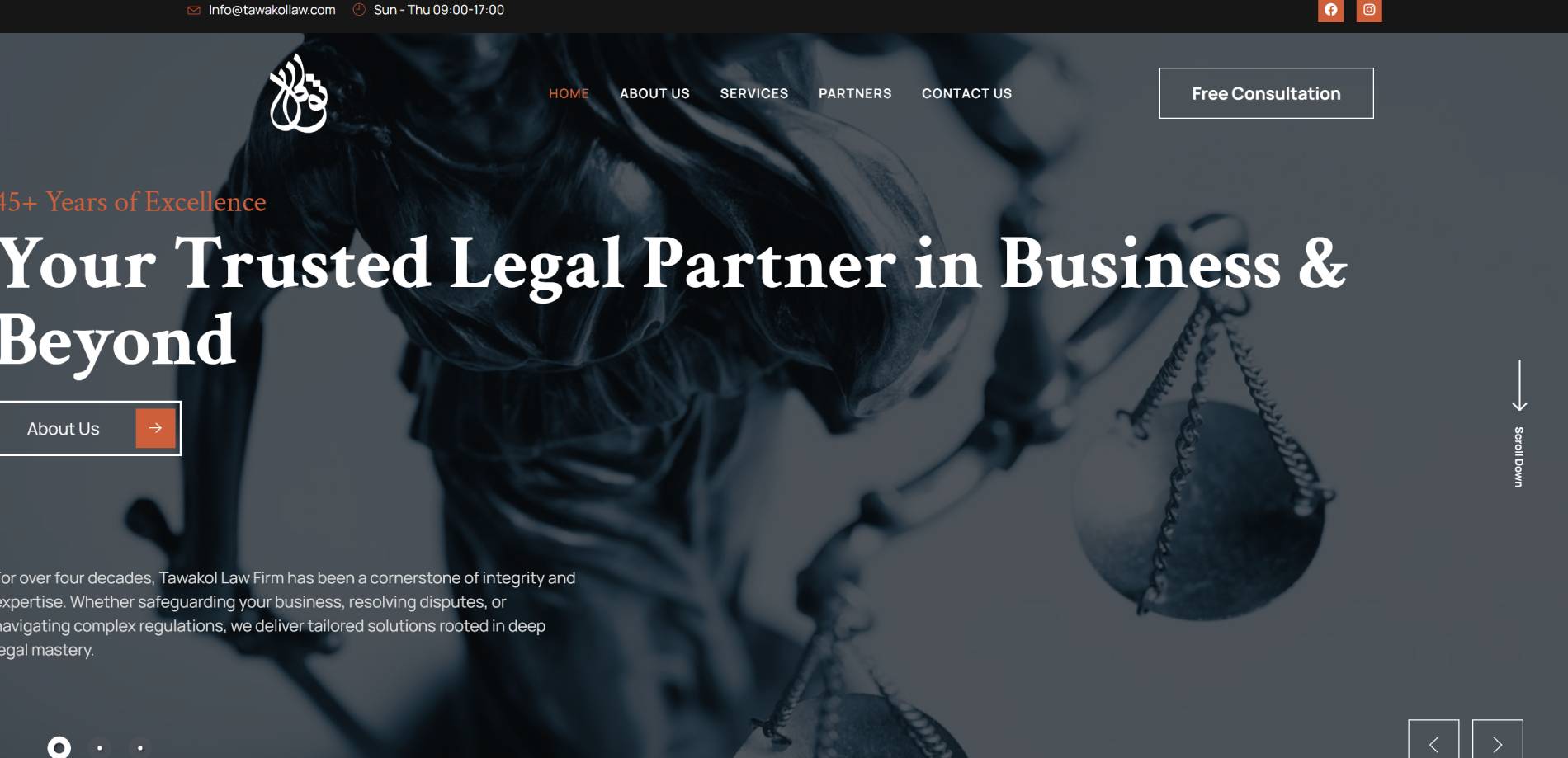 Tawakol Law Firm - a project by ZADIANS