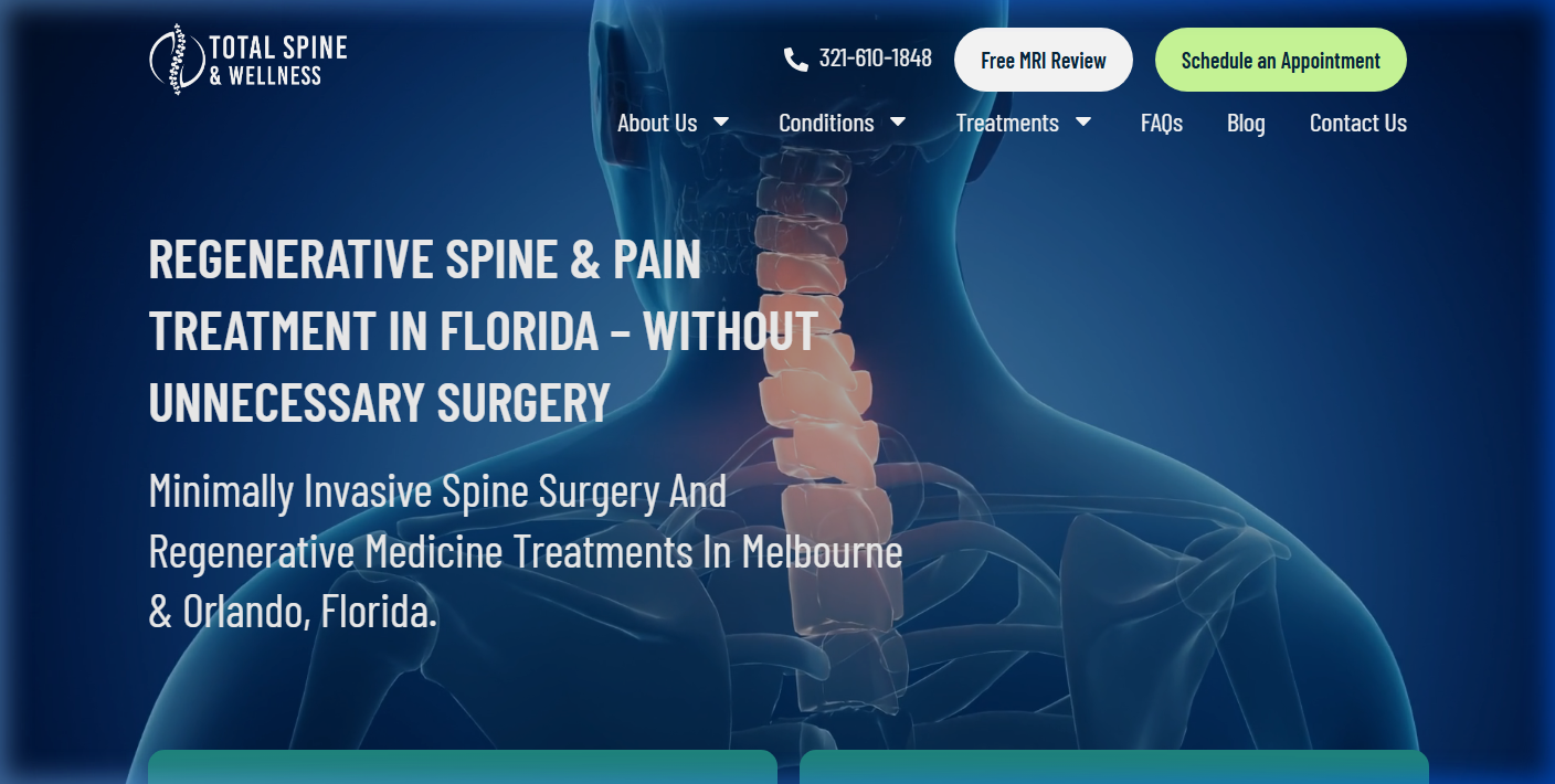 Total Spine Wellness - a project by ZADIANS